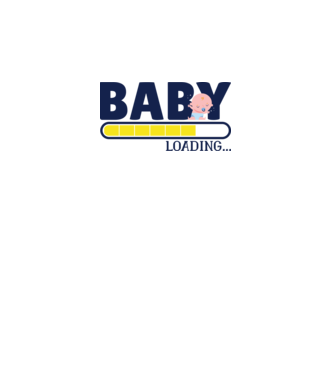 Baby is loading - tricou amuzant pentru mămici model galben neon pe tricou