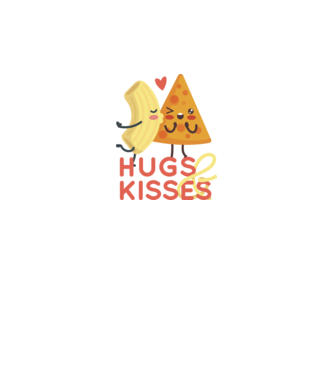 'Hawaii pizza dragoste tricou drăguț Valentine''s Day' model negru pe tricou