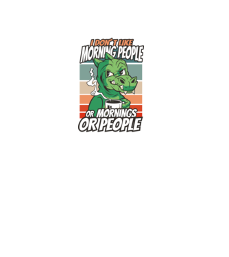 Urăsc diminețile și oamenii antisocial model negru pe tricou