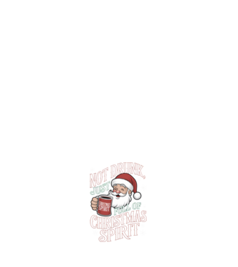 Christmas Spirit Santa model negru pe tricou