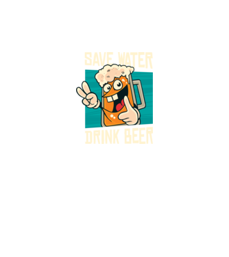 Save water, drink beer tricou amuzant bere model negru pe tricou
