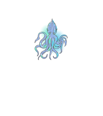 Cthulhu Caracatiță model negru pe tricou