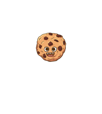 Cookie drăguț model turcoaz pe tricou