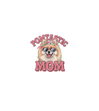 Pomtastic Mom model roz deschis pe tricou