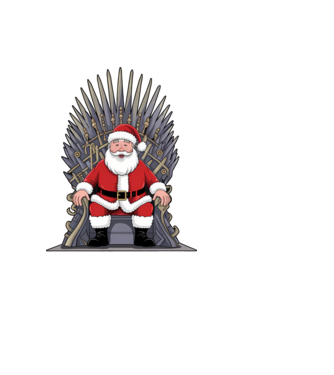 Christmas is Coming Negru model negru pe tricou