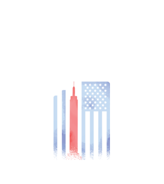 Usa Empire State Building model alb pe tricou