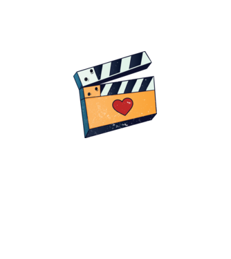 Cinema Film model gri pe tricou