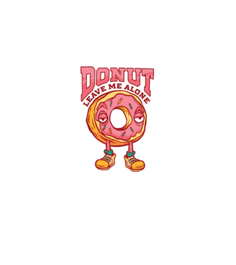 Donut leave me alone model roz deschis pe tricou
