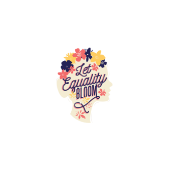 Let Equality Bloom Ziua Femeii model albastru deschis pe tricou