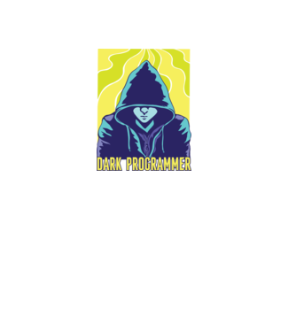 Dark Programmer model negru pe tricou