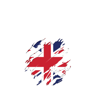 UK Steagul Regatului Unit model negru pe tricou