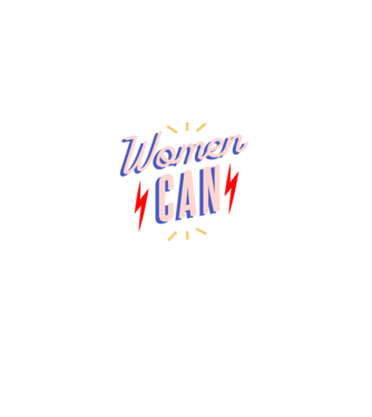 Women Can de Ziua Femeii model negru pe tricou