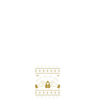 Ouija Motiv de Crăciun model negru pe tricou