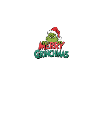 Merry Grinchmas model negru pe tricou