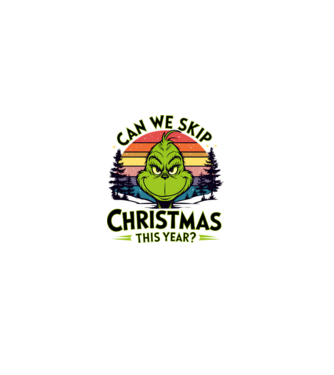 Can we skip christmas this year model roz deschis pe tricou