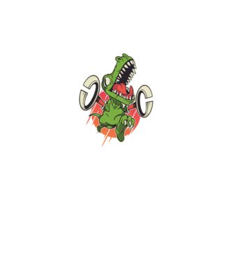 Dinozaur T-rex model gri pe tricou