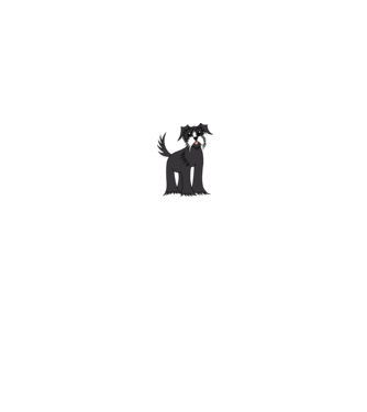Desen Schnauzer model gri pe tricou