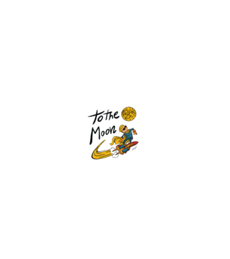 To the Moon Bitcoin model negru pe tricou
