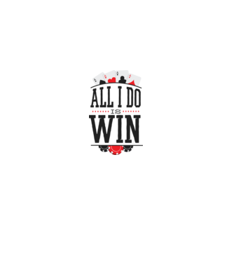 All I do is win Poker model gri pe tricou