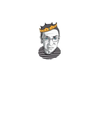 Ruth Bader Ginsburg model roz pe tricou