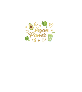 Vegan Power tricou vegan model verde pe tricou