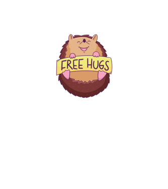 Free Hugs Arici model gri pe tricou