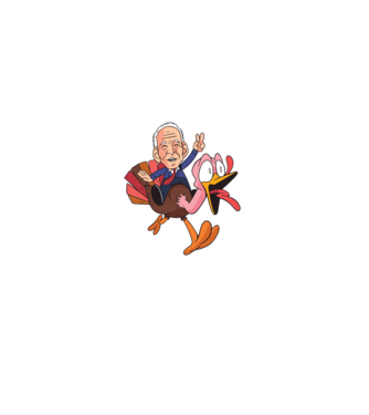 Biden Thanksgiving model negru pe tricou