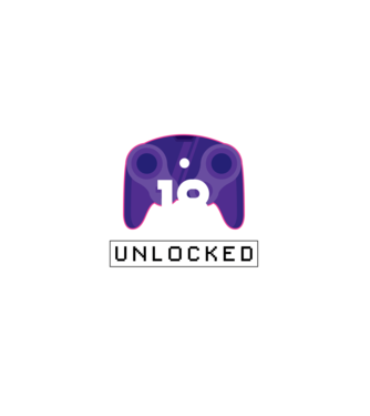 Level 18 Unlocked Gamer Birthday model negru pe tricou