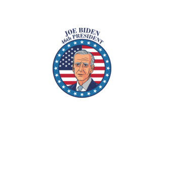 Joe Biden cel de-al 46-lea președinte al SUA model alb pe tricou