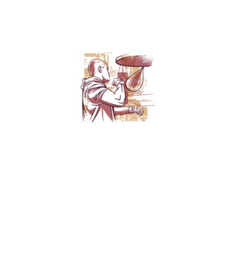 Pugilist model alb pe tricou