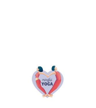 Dragoste Yoga - tricou Yoga model negru pe tricou