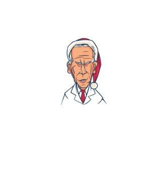 Crăciun Biden model negru pe tricou