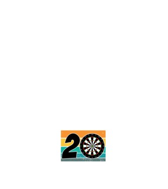 'I''m not 20 I''m double 10 darts birthday' model negru pe tricou