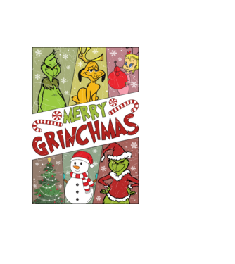 Merry Grinchmas - Grinch model negru pe tricou