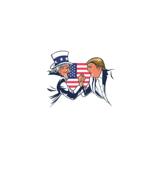 Trump Vs Unchiul Sam SUA 2020 alegeri prezidențiale model albastru deschis pe tricou