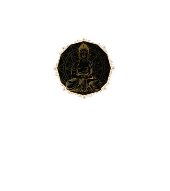 Buddha Mandala model negru pe tricou