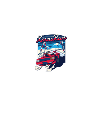 Xmas Outrun Retro Jucărie Crăciun model verde pe tricou