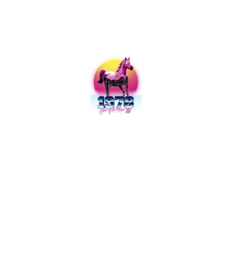 1978 Year of the Horse model negru pe tricou