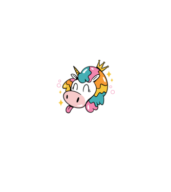Birthday Princess Unicorn model negru pe tricou
