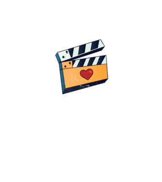 Cinema Film model gri pe tricou