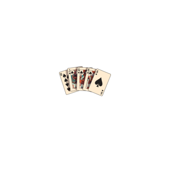 Poker All in model negru pe tricou