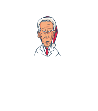 Crăciun Biden model negru pe tricou