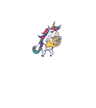 Unicorn Corn model turcoaz pe tricou