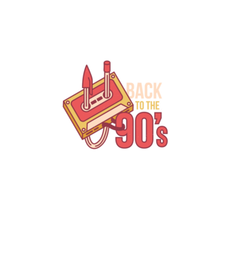'Back to the 90s Înapoi în anii ''90 Retro' model turcoaz pe tricou