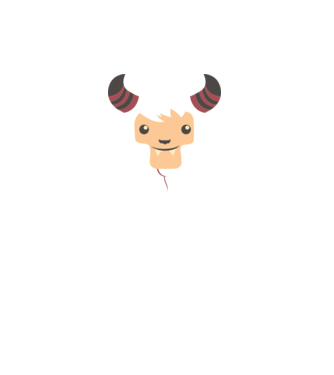 Goat Halloween model roz pe tricou