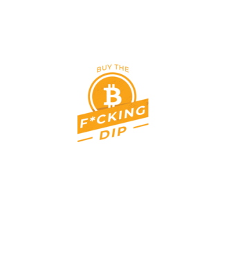 Bitcoin - Buy the fucking dip model negru pe tricou