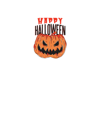 Happy Halloween Pumpkin model alb pe tricou