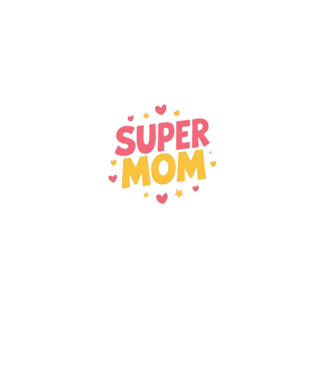 Super Mom Negru model negru pe tricou