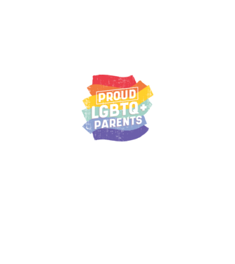 Părinți mândri LGBTQ model negru pe tricou