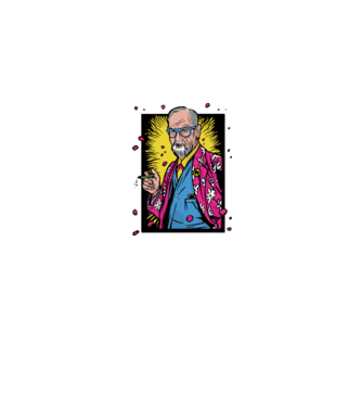 Sigmund Freud Filozof model gri pe tricou